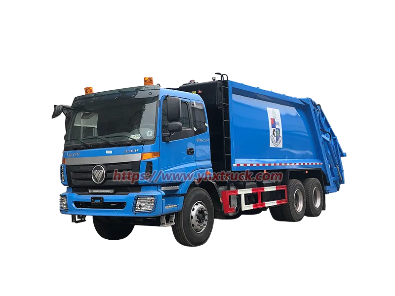 Heavy Duty FOTON AUMAN 6x4 20m&sup3; Hook Arm Compactor Garbage Truck
