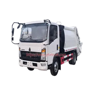 HOWO Light-Duty 2-Axle Compactor Garbage Truck for Municipal Waste Collection