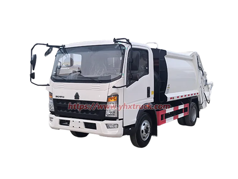 HOWO Light-Duty 2-Axle Compactor Garbage Truck for Municipal Waste Collection