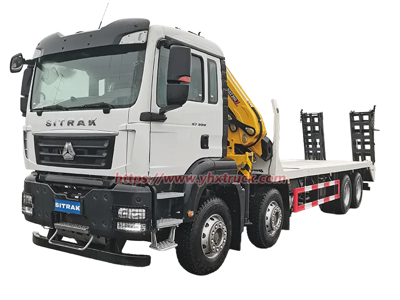 ITRAK G7 8&times;4 heavy-duty Flatbed Truck