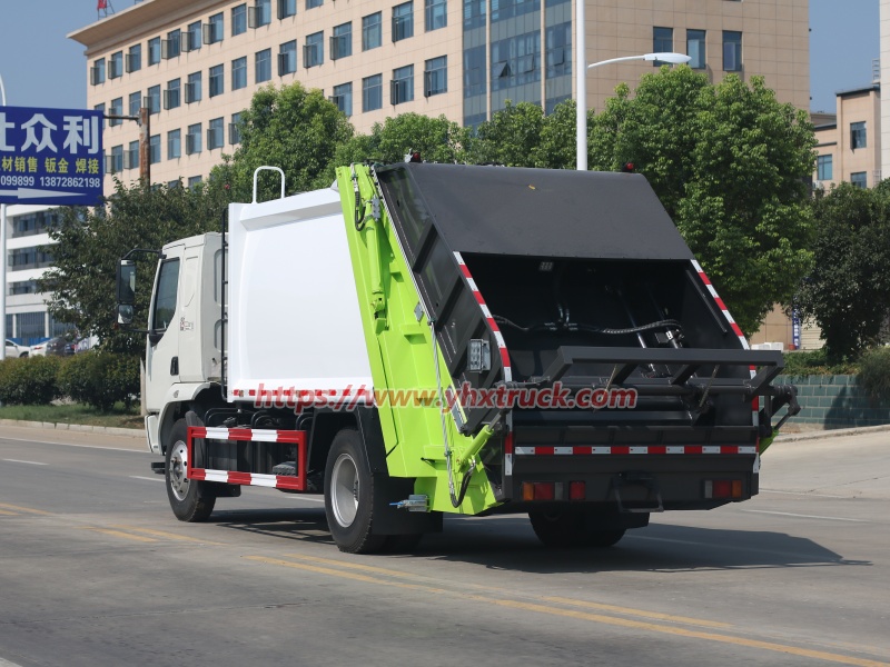 garbage compactor truck