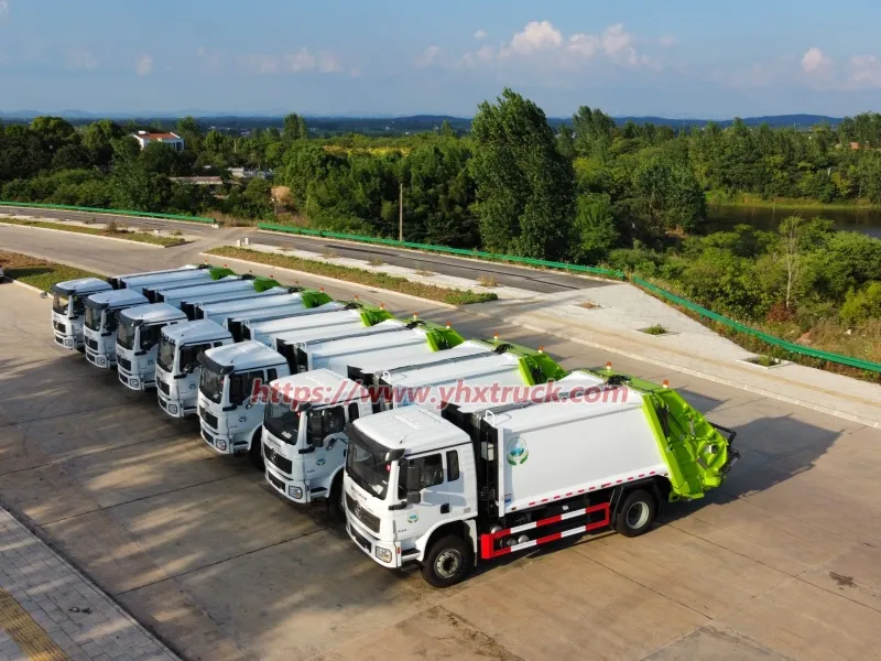 SHACMAN L3000 12m&sup3; Compactor Garbage Trucks Shipped to Congo