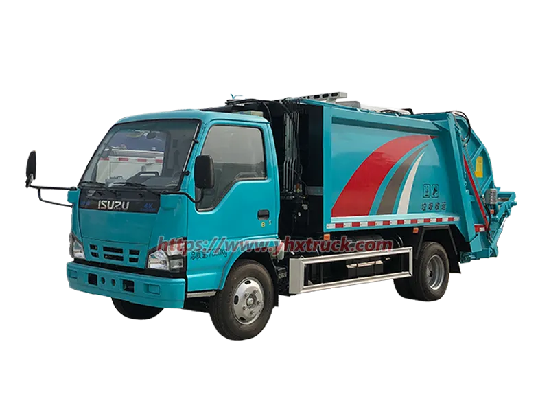 ISUZU 600P 6 Cubic Meter Compactor Garbage Truck for Urban Waste Collection