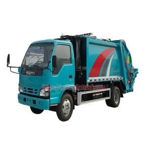 ISUZU 600P 6 Cubic Meter Compactor Garbage Truck for Urban Waste Collection