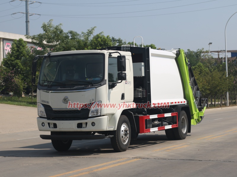 garbage compactor truck