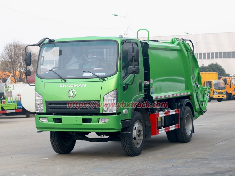 garbage compression truck