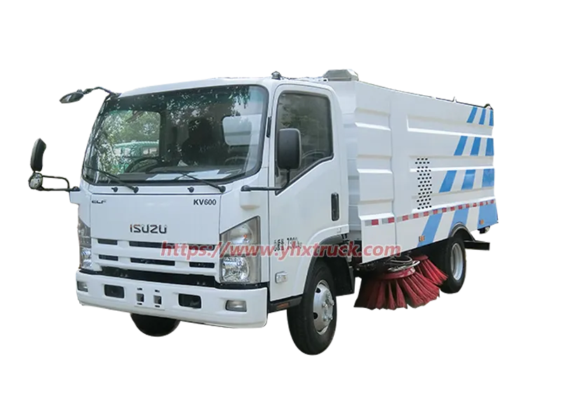 ISUZU 600P Light Duty Road Sweeper Vehicle