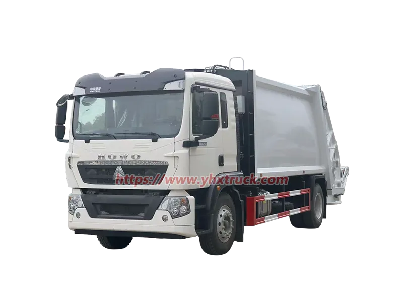SINOTRUK 12m&sup3; Hydraulic Waste Compactor Truck for Urban Waste Disposal