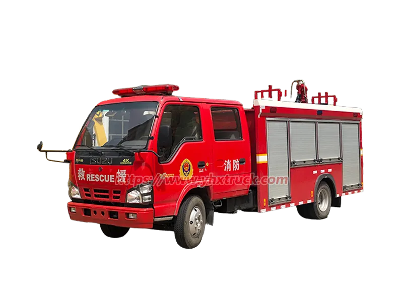 ISUZU 4x2 600P Foam Fire Truck 