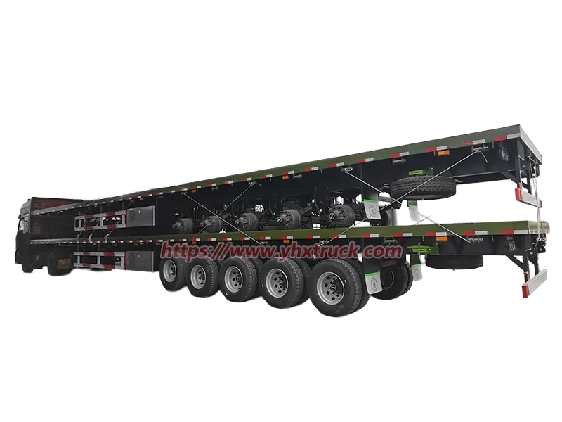 5 Axles Flatbed semi-trailer