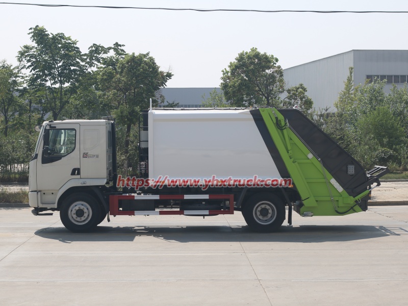 garbage compactor truck