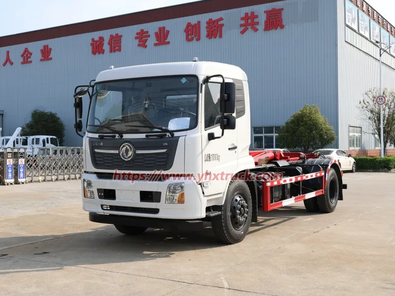 Dongfeng Hook Loader Garbage Truck