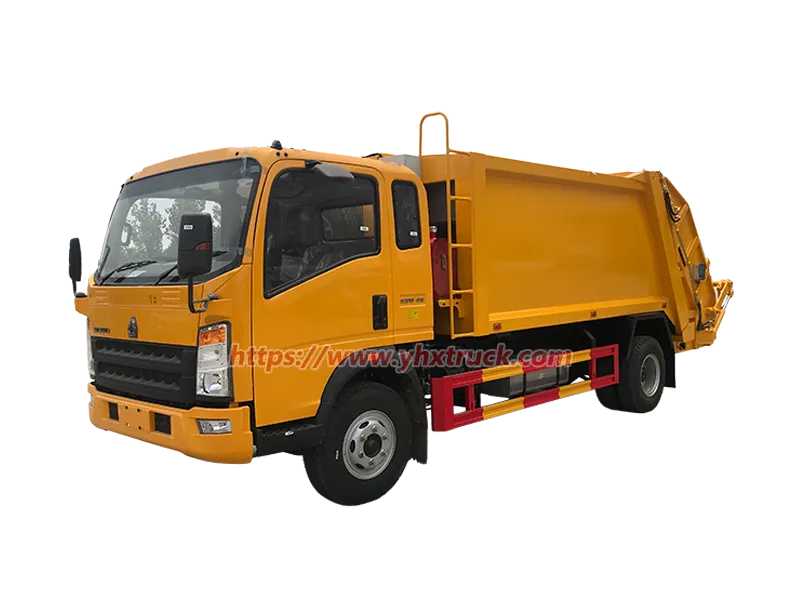 HOWO 7m&sup3; Light Truck Hydraulic Compression Garbage Truck for Urban Sanitation