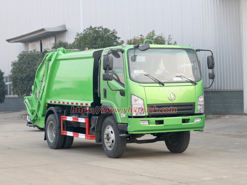 garbage compression truck