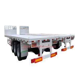 heavy duty low flatbed trailer