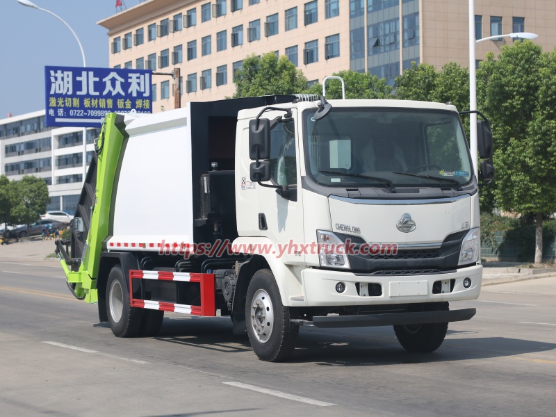garbage compactor truck