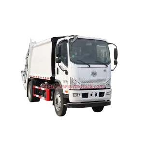 FAW 6 CBM Rear Loader Garbage Compactor Truck for Waste Collection