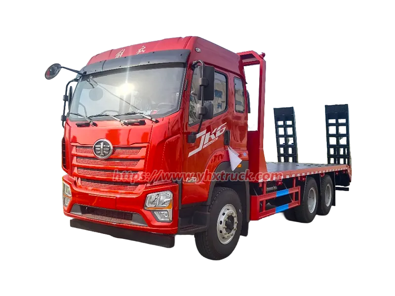 FAW Used 8&times;4 Flatbed Transport Truck