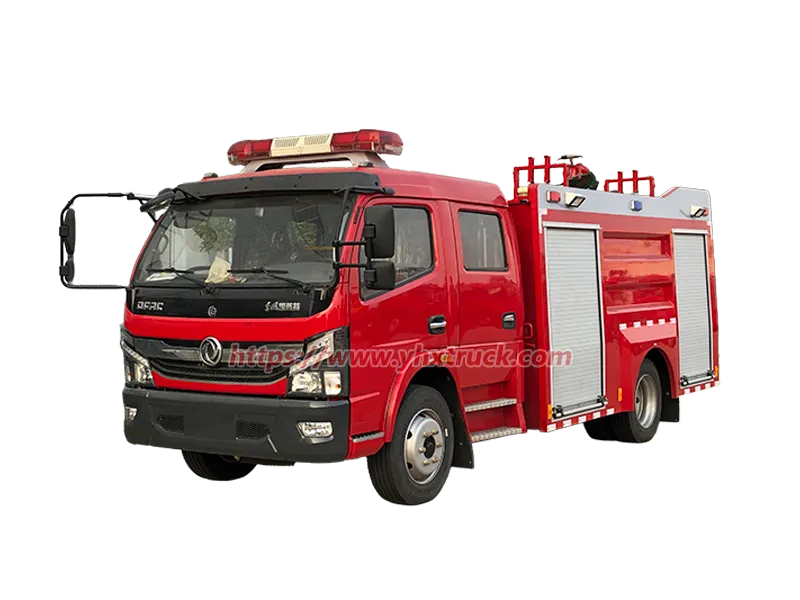 DONGFENG 4x2 Fire Rescue Vehicle 3000L-5000L Water Tank Fire Pumper for Community Industrial Emergency Rescue