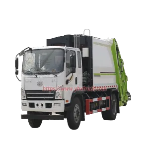 FAW 10m&sup3; Waste Collection Truck for Efficient Municipal Garbage Handling