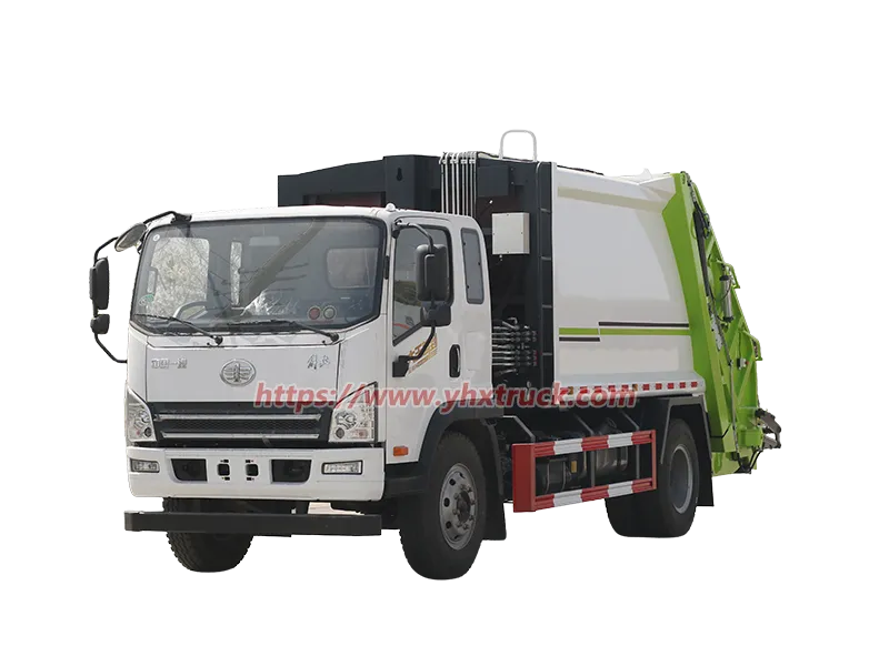 FAW 10m&sup3; Waste Collection Truck for Efficient Municipal Garbage Handling