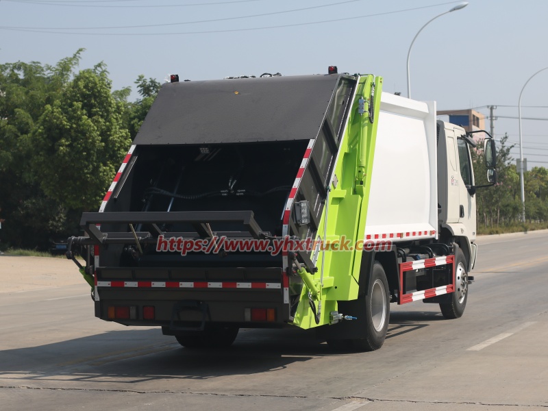 garbage compactor truck