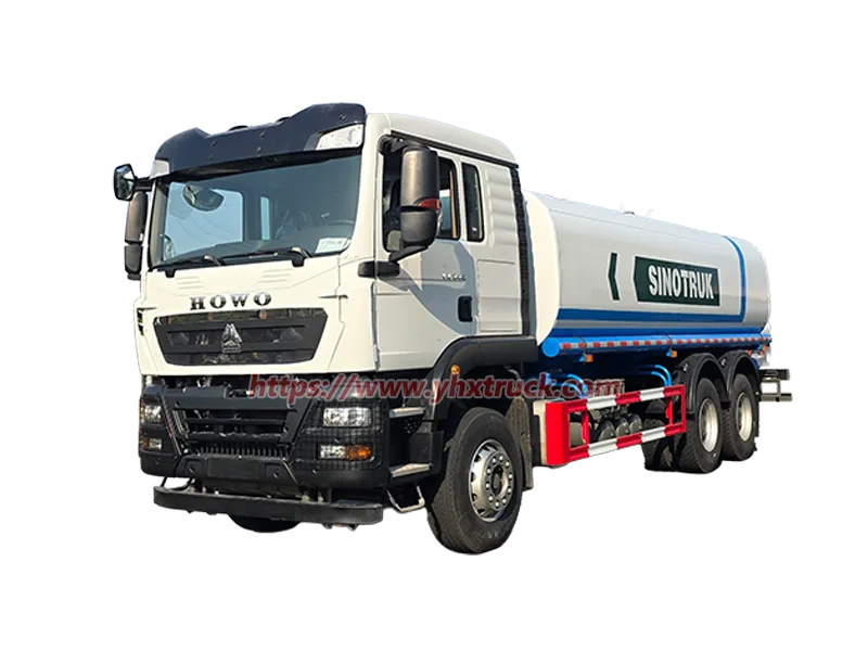 3 Axle Sinotruk TX 20000Liters Dust Control Sprinkler Truck