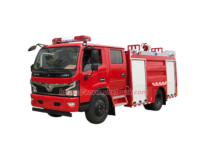 Dongfeng 4x2 Fire Pumper 3000L-5000L Water Tank Fire Fighting Truck for Community Rescue