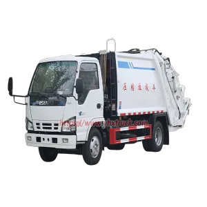 ISUZU 600P Rear Loading Garbage Compression Truck for Efficient Waste Disposal