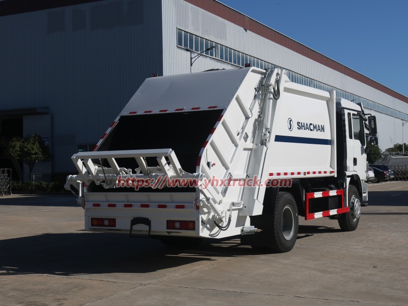 garbage compactor truck