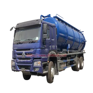 SINOTRUK HOWO 6&times;4 LHD Sewage Suction Vacuum Truck 