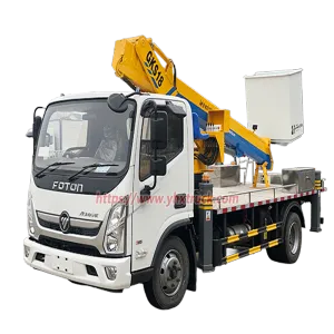 Foton Aumark 18m Telescopic Straight Boom Aerial Work Platform Truck