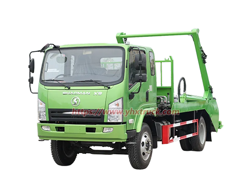 SHACMAN X9 12CBM Swing Arm Skip Loader Garbage Truck