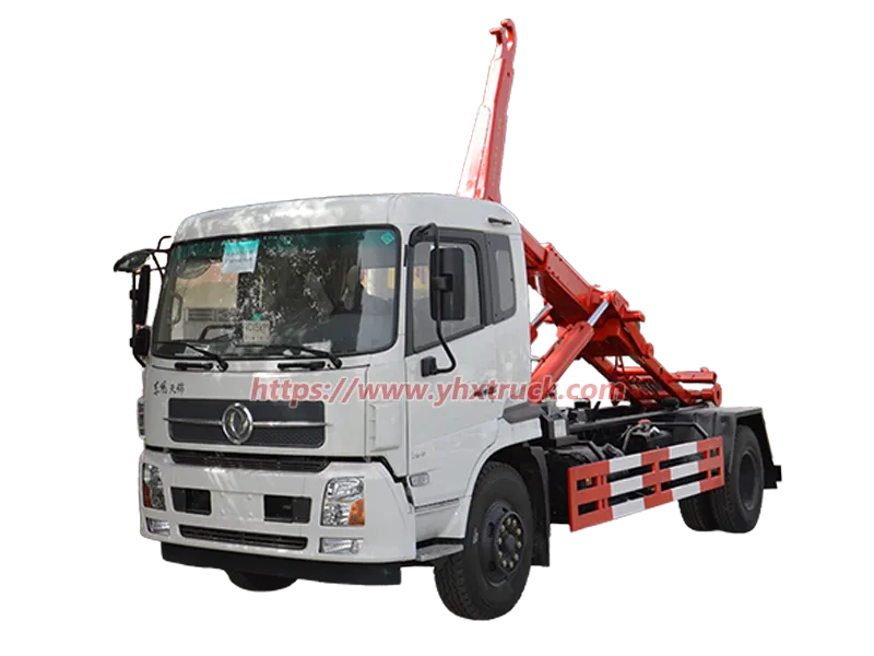 Dongfeng Tianjin 4x2 Hook Loader Garbage Truck
