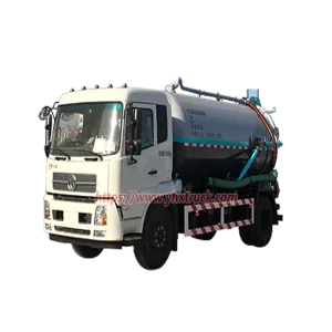 Dongfeng Kinland 4&times;2 Sewage Suction Vacuum Truck