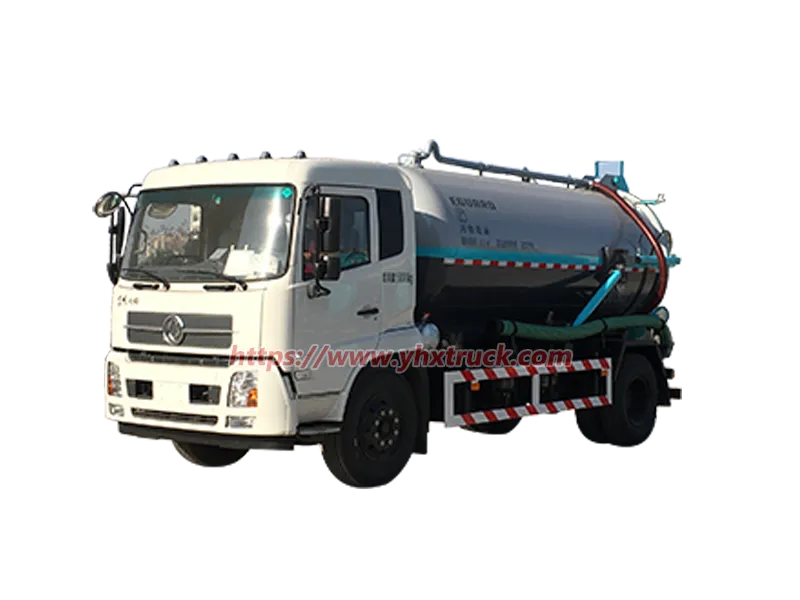 Dongfeng Kinland 4&times;2 Sewage Suction Vacuum Truck