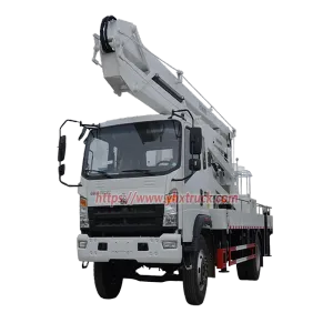 HAIXI 25m Articulated Boom Aerial Work Platform Truck