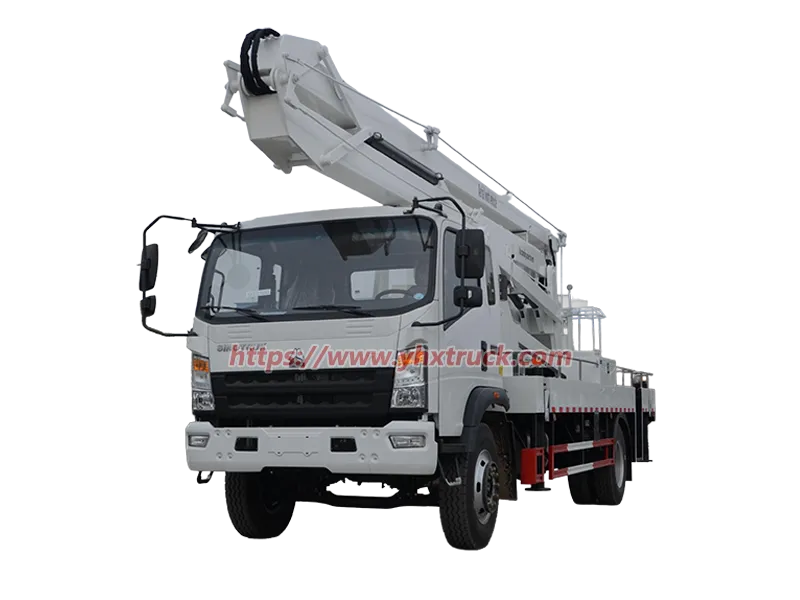 HAIXI 25m Articulated Boom Aerial Work Platform Truck