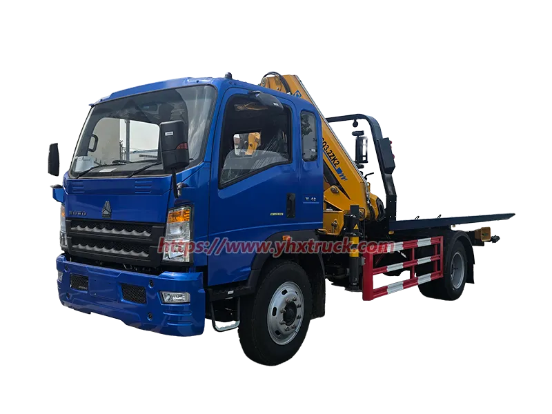 Howo 4&times;2 Wrecker Truck With Carne