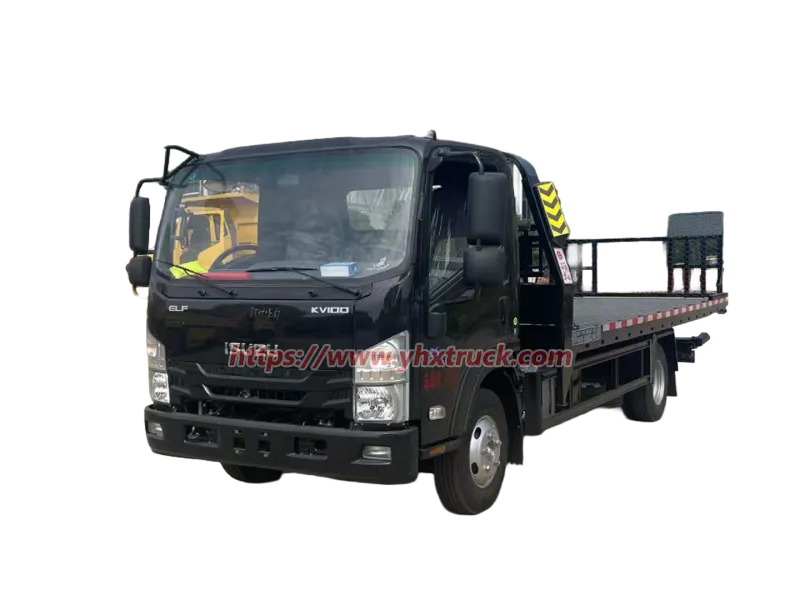 ISUZU KV100 Flatbed Road Wrecker Truck
