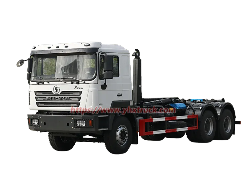 SHACMAN F3000 6&times;4 Hook Lift Garbage Truck