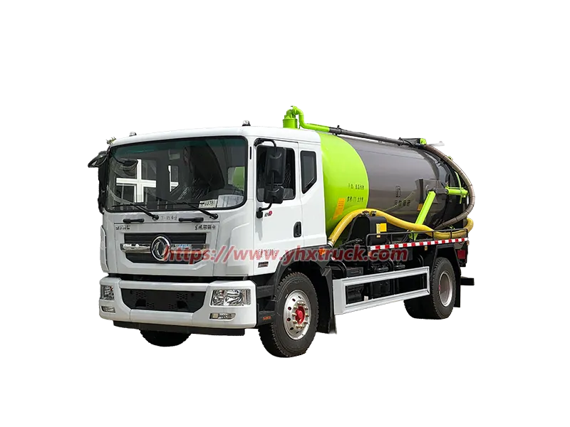Dongfeng Dolica D9 4&times;2 11CBM Sewage Suction Vacuum Truck