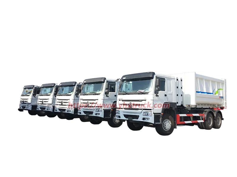 SINOTRUK HOWO  6x4 Hook Arm Garbage Truck
