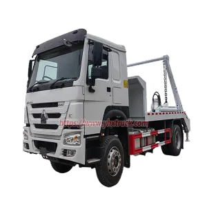 SINOTRUK HOWO 4&times;2 Swing Arm Skip Loader Garbage Truck