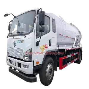 JIEFANG 4&times;2 Light Duty Sewage Suction Vacuum Truck