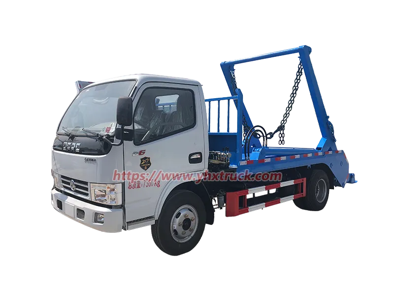 Dongfeng Mini Dolica Swing Arm Skip Loader Garbage Truck