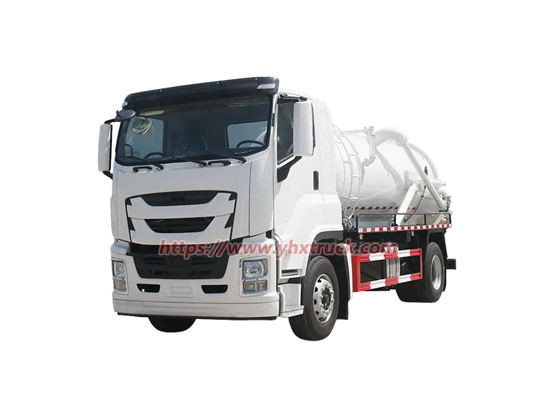 ISUZU GIGA 4&times;2 10CBM Sewage Suction Vacuum Truck