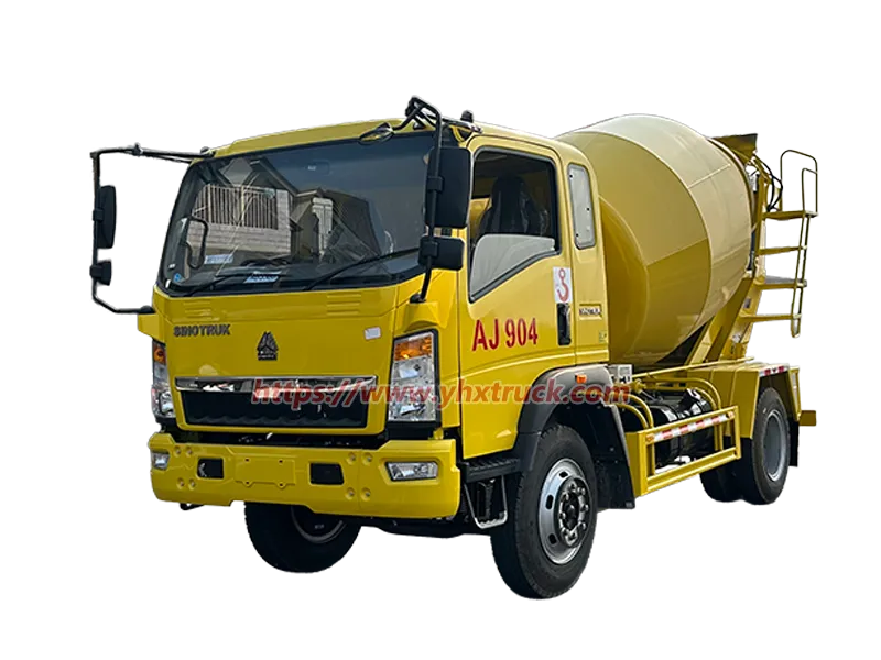 Howo 4&times;2 4m&sup3;Concrete Mixer Truck