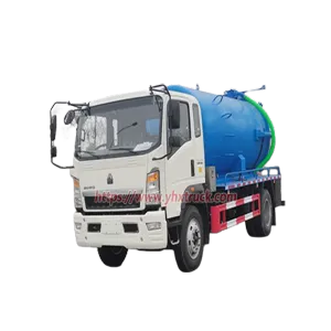 SINOTRUK HOWO Light Duty 4&times;2 10CBM Sewage Suction Vacuum Truck