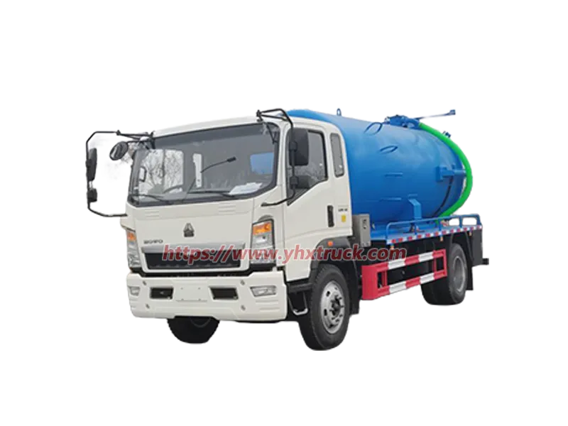 SINOTRUK HOWO Light Duty 4&times;2 10CBM Sewage Suction Vacuum Truck